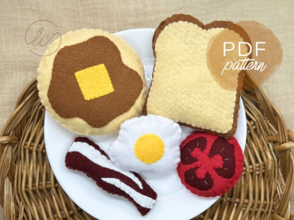 Breakfast Set Sewing Pattern: A Creative Way to Craft with Felt