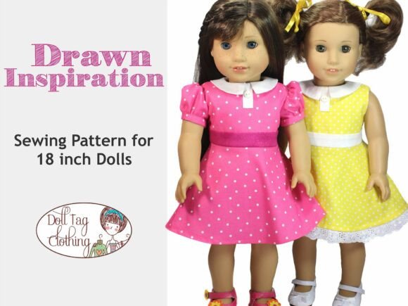 Drawn Inspiration Dress 18 Doll Pattern: A Versatile Option for Doll Fashion Enthusiasts