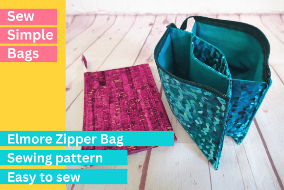 Elmore Zipper Bag Easy Sewing Pattern: A Beginner-Friendly Project with Practical Design