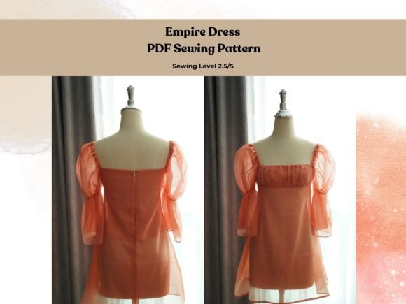 Empire Waist Dress Sewing Pattern: A Timeless Vintage Style for Every Sewist