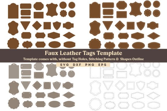 Leather Tags, Leather Patch Svg Bundle: A Modern Solution for Creative and Commercial Use