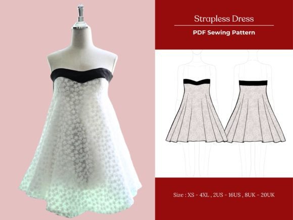 Strapless Mini Dress Sewing Pattern: A Complete Guide for Beginners and Enthusiasts